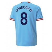Manchester City Ilkay Gundogan #8 Hjemmebanetrøje 2022-23 Kortærmet